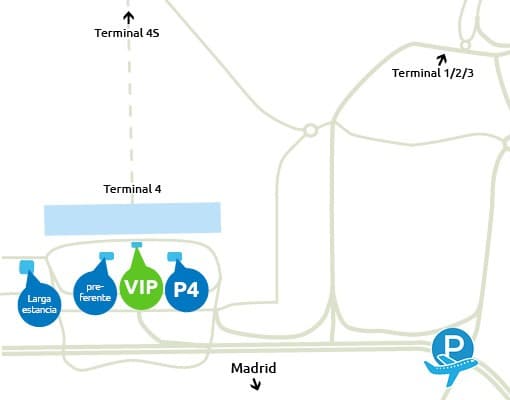 Parking VIP T4 Aeropuerto Madrid