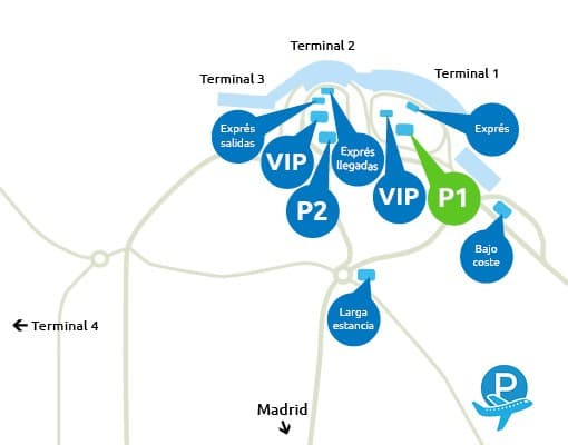 Parking P1 Aeropuerto Madrid