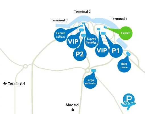 Parking Express Madrid (T1,T2,T4)